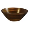 Kijihiki Zelkova Salad Bowl With Round Edge -Kitchen Utensils Store 1921700