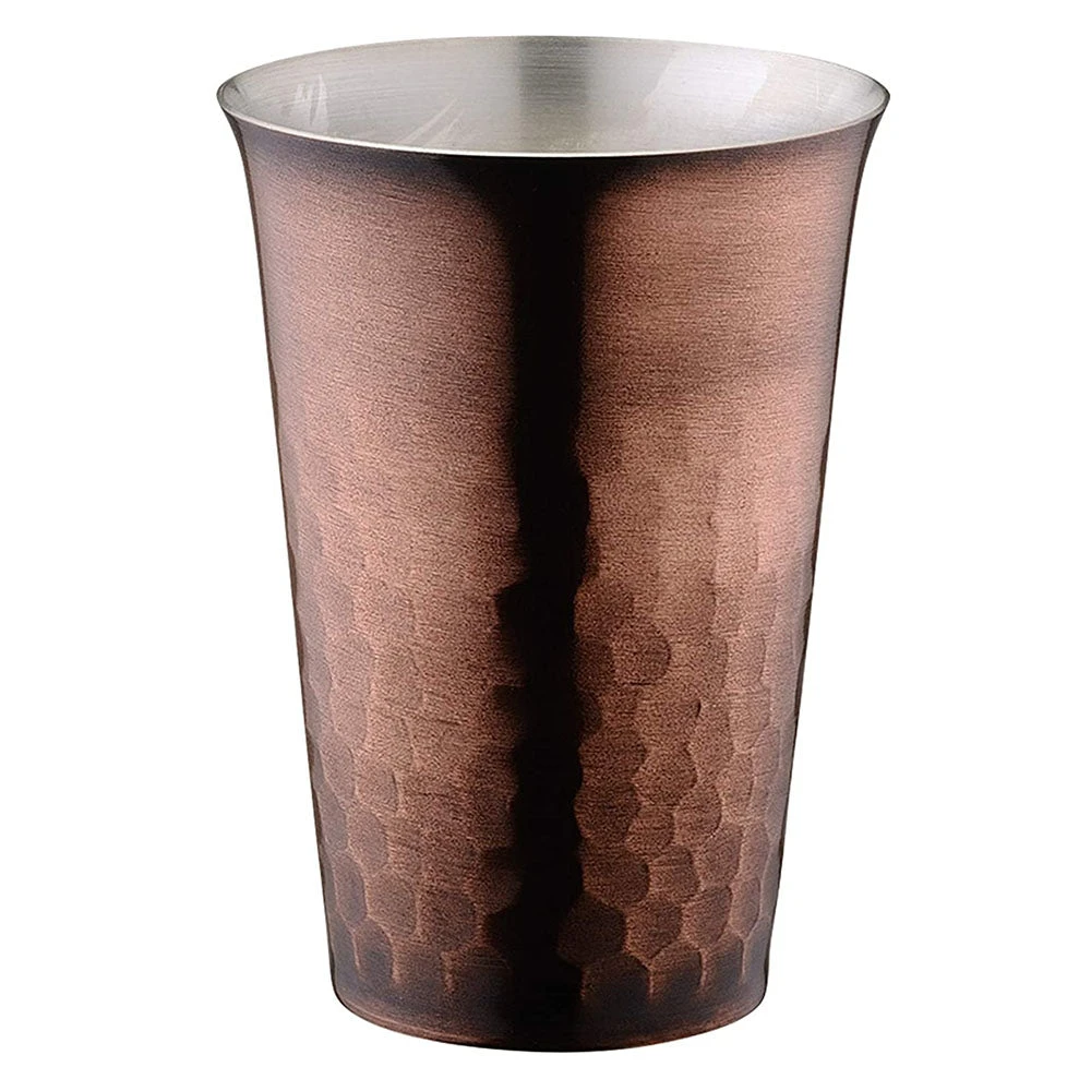 Tanabe Copper Guinomi Sake Cup Hammer Finish 5 Tanabe Copper Guinomi Sake Cup Hammer Finish - Image 3
