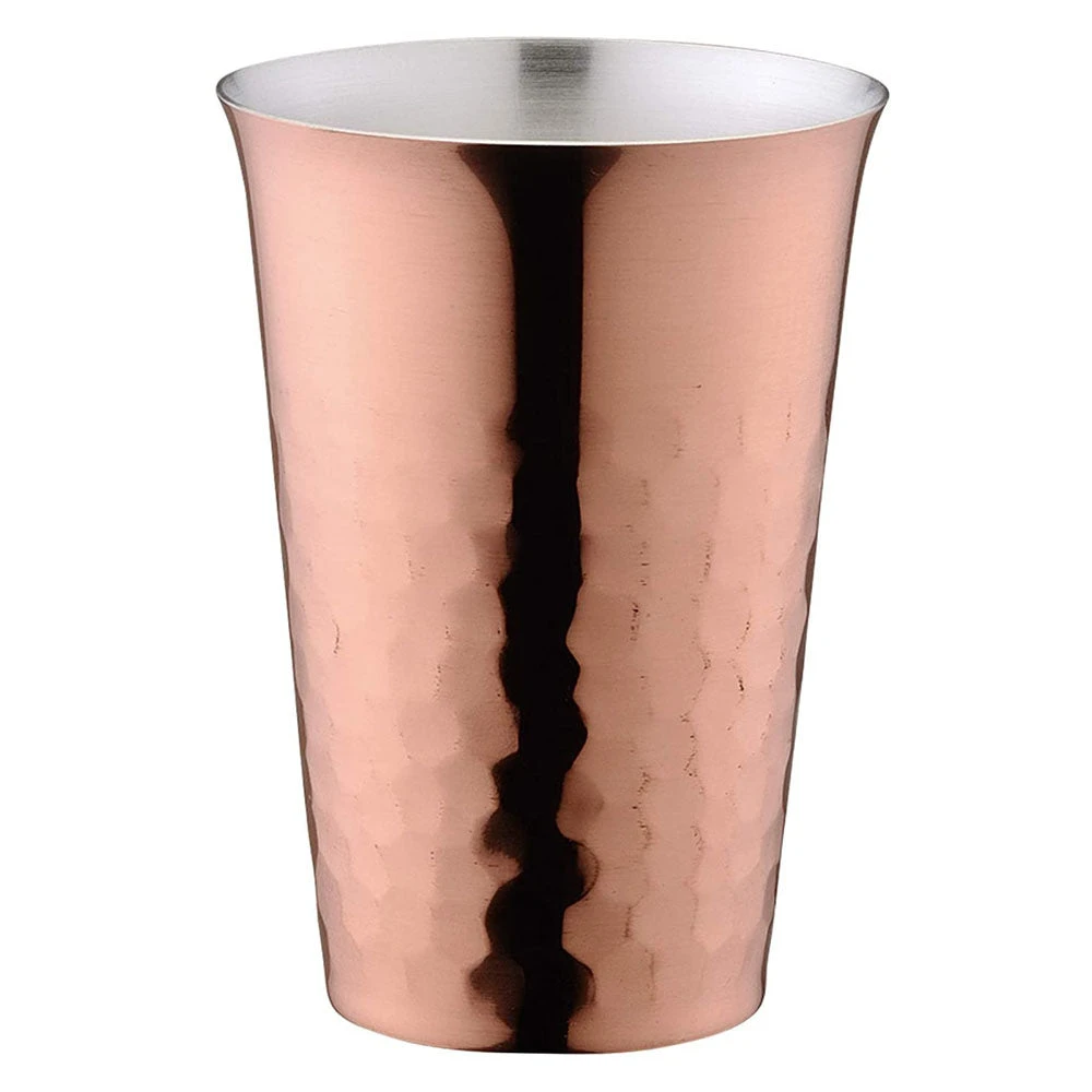 Tanabe Copper Guinomi Sake Cup Hammer Finish 4 Tanabe Copper Guinomi Sake Cup Hammer Finish - Image 2