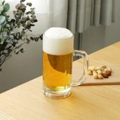 ADERIA Lute Soda-Lime Glass Beer Mug Set Of 3 8 ADERIA Lute Soda-Lime Glass Beer Mug Set Of 3 -Kitchen Utensils Store ADERIALuteSoda LimeGlassBeerMugSetof3 3