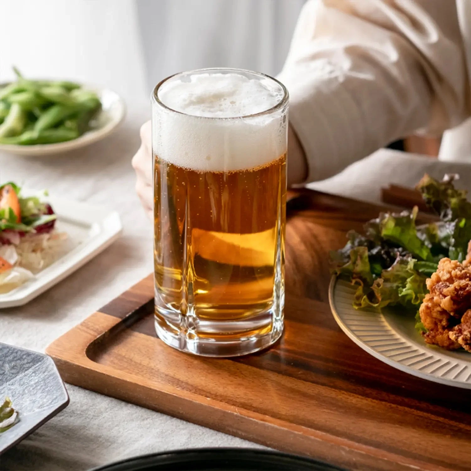 ADERIA Lute Soda-Lime Glass Beer Mug Set Of 3 6 ADERIA Lute Soda-Lime Glass Beer Mug Set Of 3 - Image 4