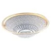 Aoyama Glass Medium Bowl Kiku Gold