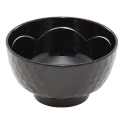EBM Melamine Kikko-Pattern Soup Bowl With Lid 11cm