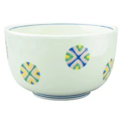 EBM Porcelain Tempered Donburi Bowl Marumon 13.7cm