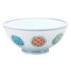 EBM Porcelain Tempered Rice Bowl Marumon 11.5cm