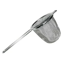 EBM Stainless Steel Tea Strainer Double Mesh Deep Type