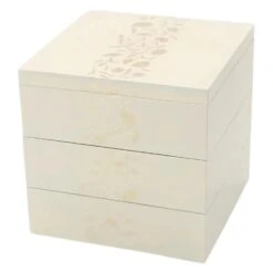 Echizen Shikki Art Deco Synthetic Resin 3-Tier Jubako Box -Kitchen Utensils Store EchizenShikkiArtDecoPhenolResin3 TierJubakoBoxS 21 1