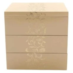 Echizen Shikki Art Deco Synthetic Resin 3-Tier Jubako Box -Kitchen Utensils Store EchizenShikkiArtDecoPhenolResin3 TierJubakoBoxS 21 2