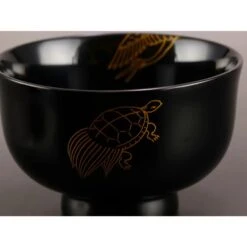 Echizen Shikki Makie Wood Couple Soup Bowls Crane And Tortoise -Kitchen Utensils Store EchizenShikkiMakieWoodCoupleSoupBowlsCraneandTortoisek1005 3