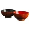 Echizen Shikki Wood Couple Soup Bowls -Kitchen Utensils Store EchizenShikkiWoodCoupleSoupBowlsk1027 1