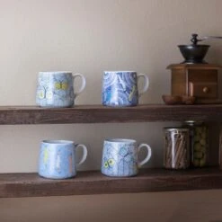 HAREKUTANI Porcelain Butterfly Mug -Kitchen Utensils Store HAREKUTANIPorcelainButterflyMug 2 13407f55 0f56 4d3a 9550 ba7b458d85ea