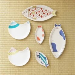 HAREKUTANI Porcelain Cat Plate -Kitchen Utensils Store HAREKUTANIPorcelainCatPlate 3 cf6fe2f9 0cd5 4f99 8532 b0bfa63adae8