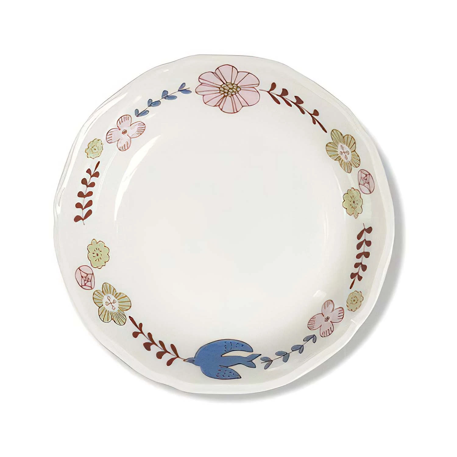 HAREKUTANI Porcelain Flower Bird Bowl 3 HAREKUTANI Porcelain Flower Bird Bowl