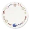 HAREKUTANI Porcelain Flower Bird Plate