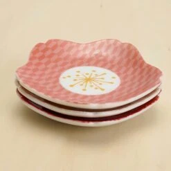HAREKUTANI Porcelain Sakura Plate Set (3 Plates) -Kitchen Utensils Store HAREKUTANIPorcelainSakuraPlateSet 3Plates 4