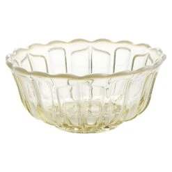 Hirota Glass Yukinohana Soda-Lime Glass Shallow Bowl