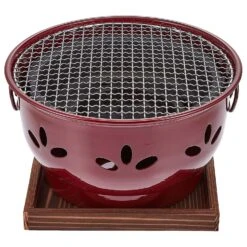 Ikenaga Aluminium Brown Charcoal Konro Grill