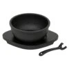 Ikenaga Induction Cast-Iron Bibimbap Bowl With Wood Base 1 Ikenaga Induction Cast-Iron Bibimbap Bowl With Wood Base -Kitchen Utensils Store IkenagaInductionCast IronBibimbapBowlwithWoodBase