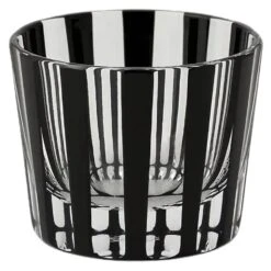 KIMOTO GLASS TOKYO KUROCO Edo Kiriko Sake Cup Stripe