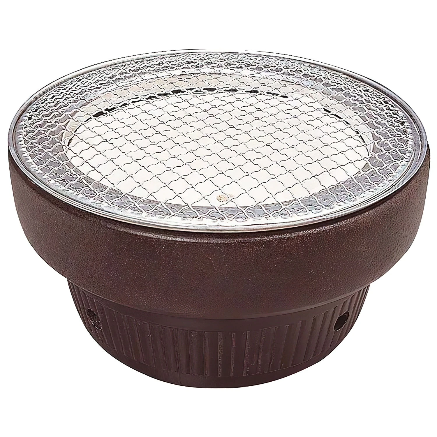 Kinka Ceramic Dark Brown Charcoal Konro Grill 3 Kinka Ceramic Dark Brown Charcoal Konro Grill