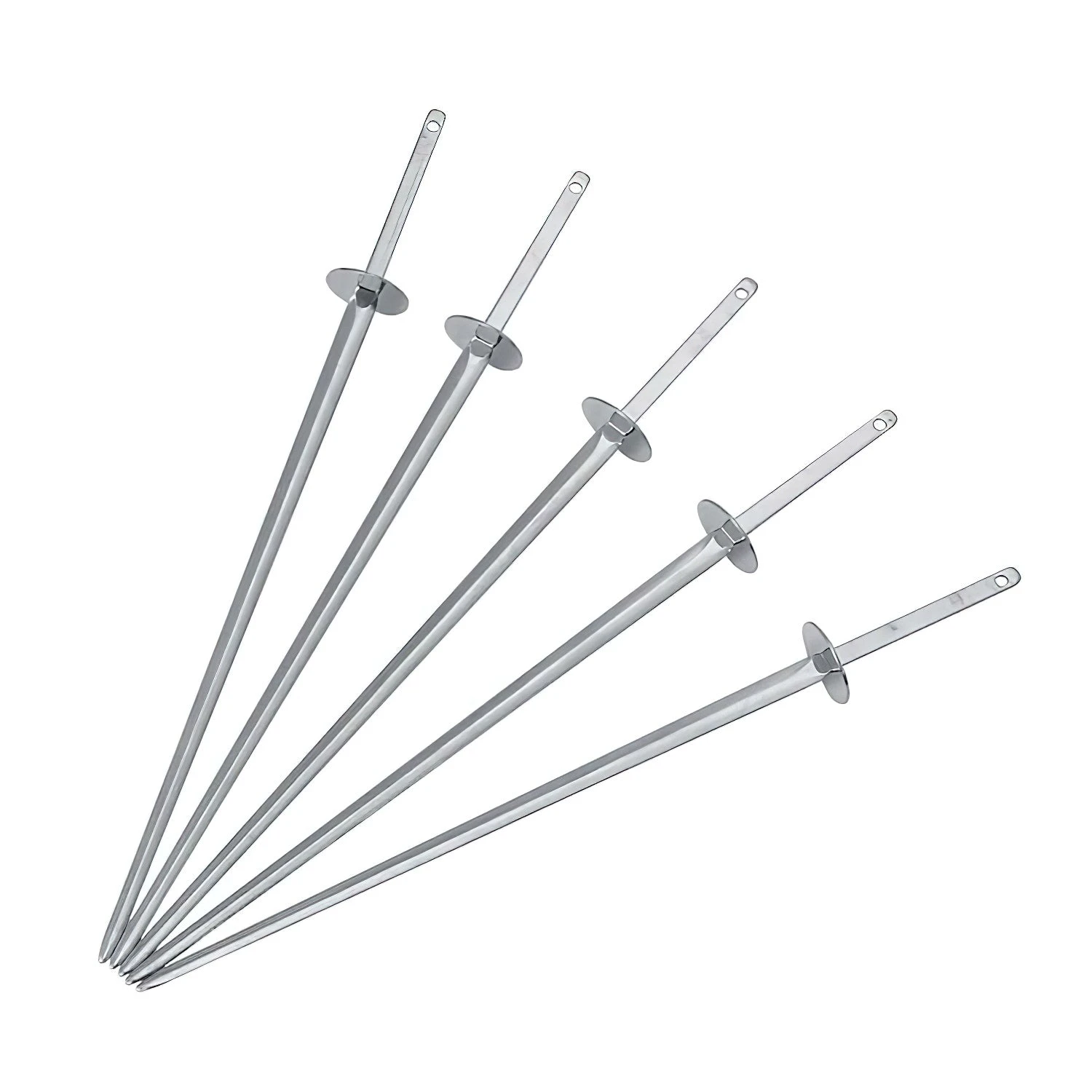 Kinka Stainless Steel Flange Head Metal Skewer 3 Kinka Stainless Steel Flange Head Metal Skewer