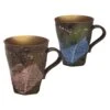 Kutani Ware Porcelain Paired Gold And Silver Flakes Mugs Gindami -Kitchen Utensils Store KutaniWarePorcelainPairedGoldandSilverFlakesMugsGindamiK7 944 1