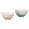 Kutani Ware Porcelain Paired Sakura Rice Bowls Gindami -Kitchen Utensils Store KutaniWarePorcelainPairedSakuraRiceBowlsGindamiK7 495