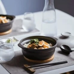 M.STYLE Karl Ceramic Induction Donabe Casserole And Steamer Insert 21 M.STYLE Karl Ceramic Induction Donabe Casserole And Steamer Insert -Kitchen Utensils Store M.STYLEKarlCeramicInductionDonabeCasseroleandSteamerInsertKAL0208BE KAL0218BE 10