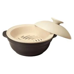 M.STYLE Karl Ceramic Induction Donabe Casserole And Steamer Insert 15 M.STYLE Karl Ceramic Induction Donabe Casserole And Steamer Insert -Kitchen Utensils Store M.STYLEKarlCeramicInductionDonabeCasseroleandSteamerInsertKAL0208BE KAL0218BE 3