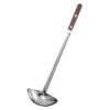 MARUTAMA Stainless Steel Double-Sided-Scooping Long Ladle With Wooden Handle 1 MARUTAMA Stainless Steel Double-Sided-Scooping Long Ladle With Wooden Handle -Kitchen Utensils Store MARUTAMAStainlessSteelDouble Sided ScoopingLongLadlewithWoodenHandle881444
