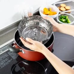 MT-Torimatsu Stainless Steel Steamer Insert -Kitchen Utensils Store MT TorimatsuStainlessSteelSteamerInsert 4