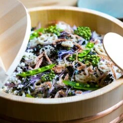 Miyabi Urushi Hangiri Sawara Wooden Rice Mixing Bowl -Kitchen Utensils Store MiyabiUrushiHangiriSawaraWoodenRiceMixingBowl 4