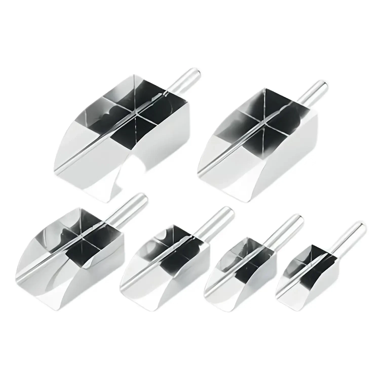 Nihon Metal Works Stainless Steel Powder Scoop 4 Nihon Metal Works Stainless Steel Powder Scoop - Image 2