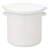 Noda Horo White Series Round Stocpot -Kitchen Utensils Store NodaHoroWhiteSeriesEnamelSquareFoodContainerswithEnamelLid 1 2134f20a 1d4c 4376 95b3 adc9a80598a1
