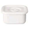 Noda Horo White Series Enamel Square Food Containers With Sealed Lid