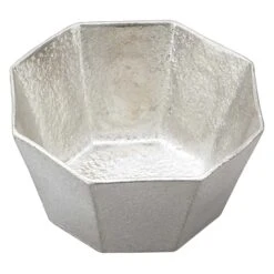 Nousaku Tinware Small Bowl Kuzushi Ori