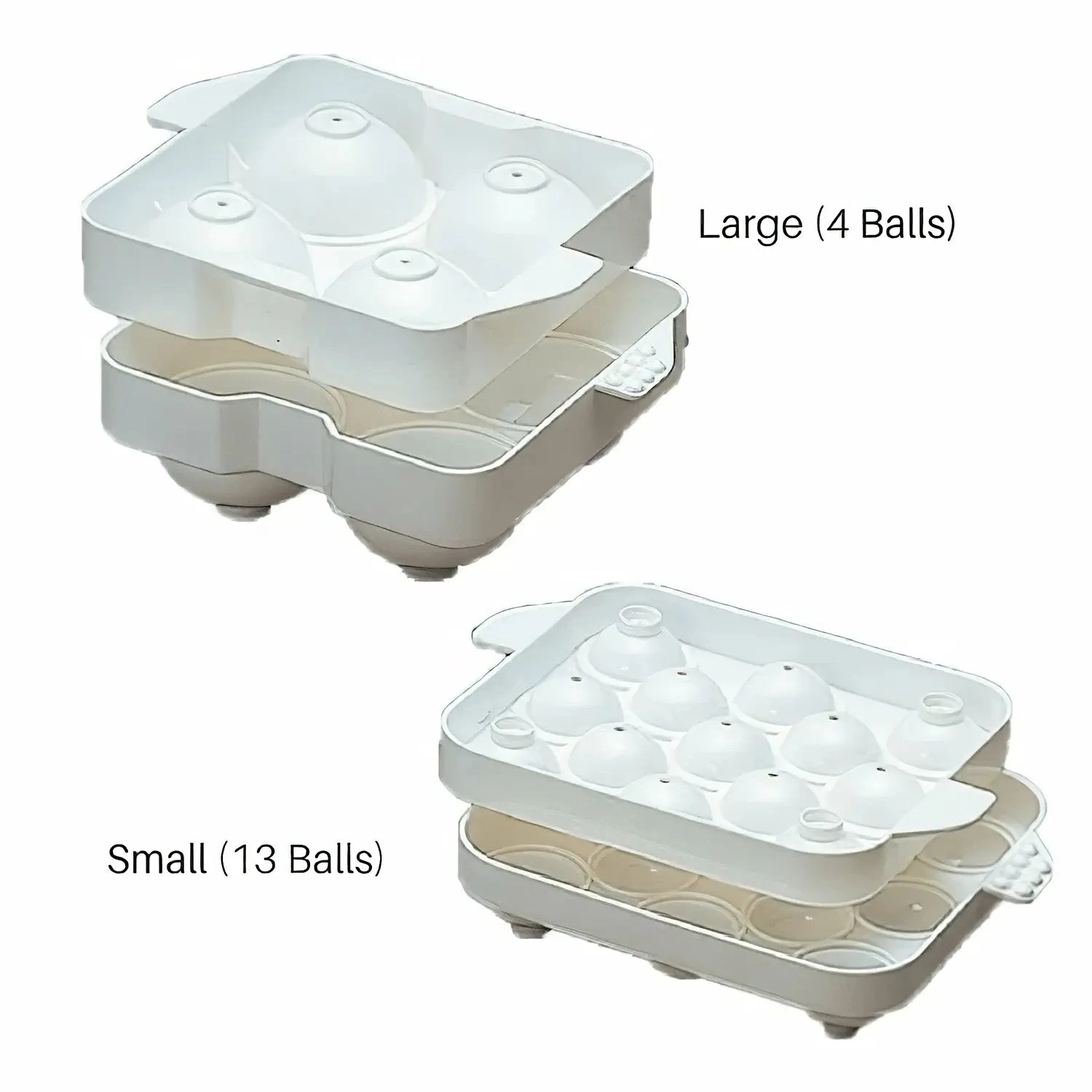 Seiei Polyethylene Ice Ball Tray 5 Seiei Polyethylene Ice Ball Tray - Image 3