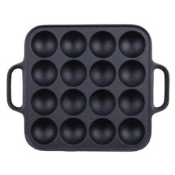 New Release 8 Seieido Cast Iron 16-Ball Takoyaki Pan