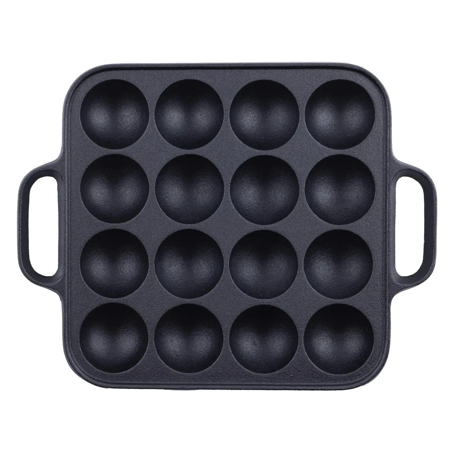 Seieido Cast Iron 16-Ball Takoyaki Pan 3 Seieido Cast Iron 16-Ball Takoyaki Pan