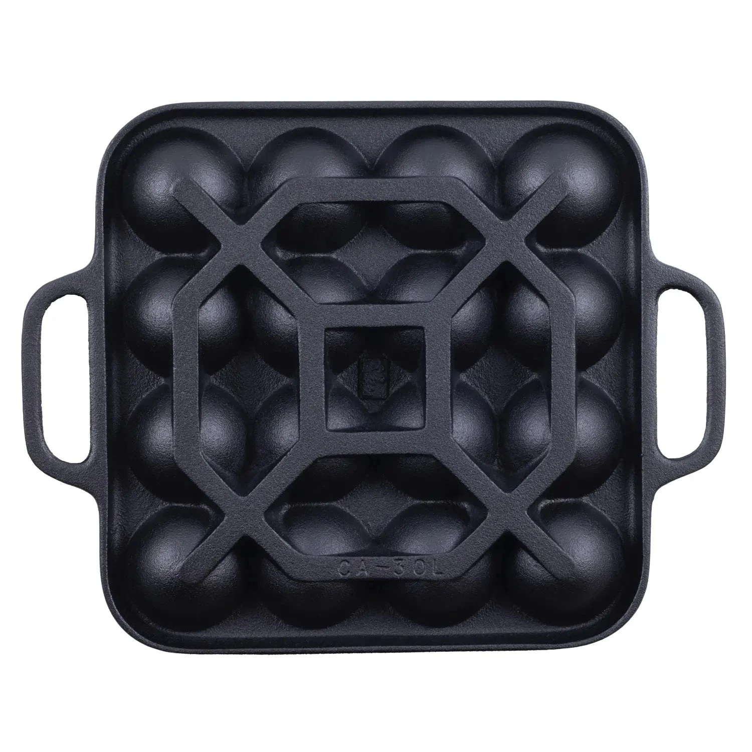 Seieido Cast Iron 16-Ball Takoyaki Pan 4 Seieido Cast Iron 16-Ball Takoyaki Pan - Image 2