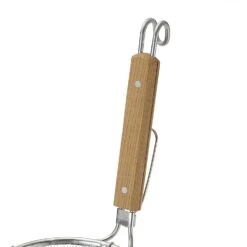 Three Snow Stainless Steel Deep Ramen Tebo Noodle Strainer Round Base -Kitchen Utensils Store Shin EtsuStainlessSteelRamenTeboHeavy DutyDeepNoodleStrainer 5