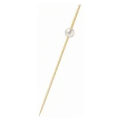 Shindoh Bamboo Food Picks With Pearl 50 Count