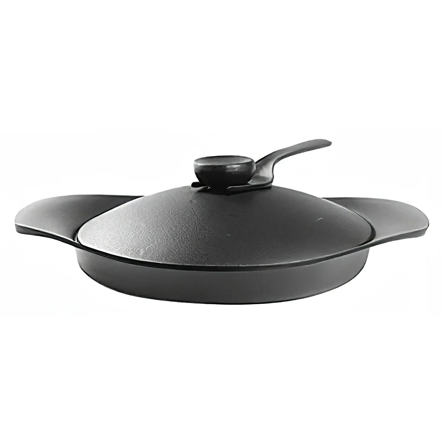 Sori Yanagi Cast Iron Induction Grill Pan 22cm With Lid & Fork 3 Sori Yanagi Cast Iron Induction Grill Pan 22cm With Lid & Fork