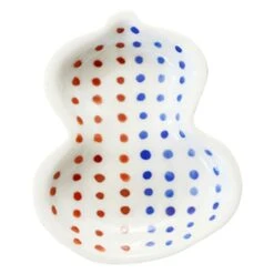 Soukyu Porcelain Lucky Charm Mamezara Plate Gourd