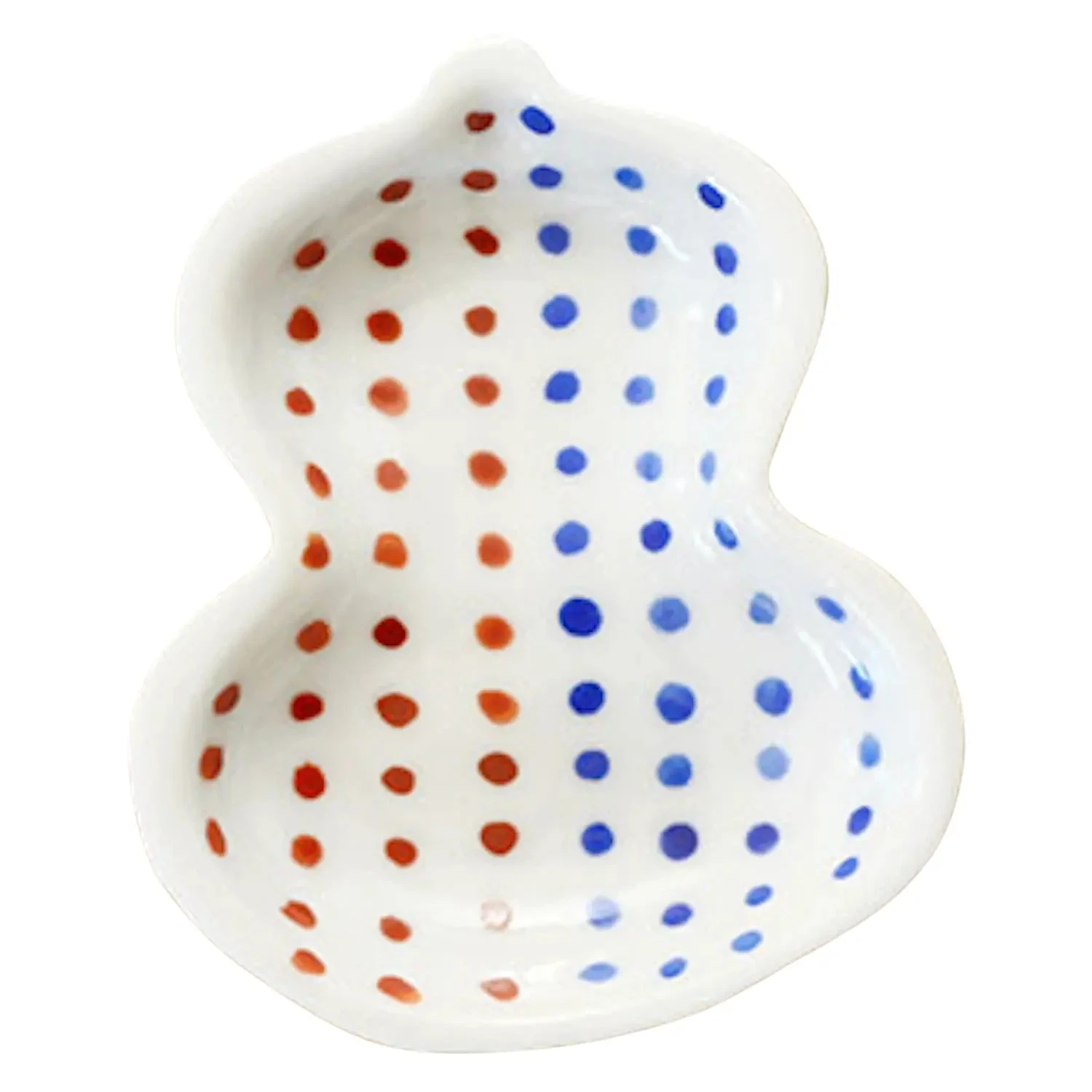 Soukyu Porcelain Lucky Charm Mamezara Plate Gourd 3 Soukyu Porcelain Lucky Charm Mamezara Plate Gourd