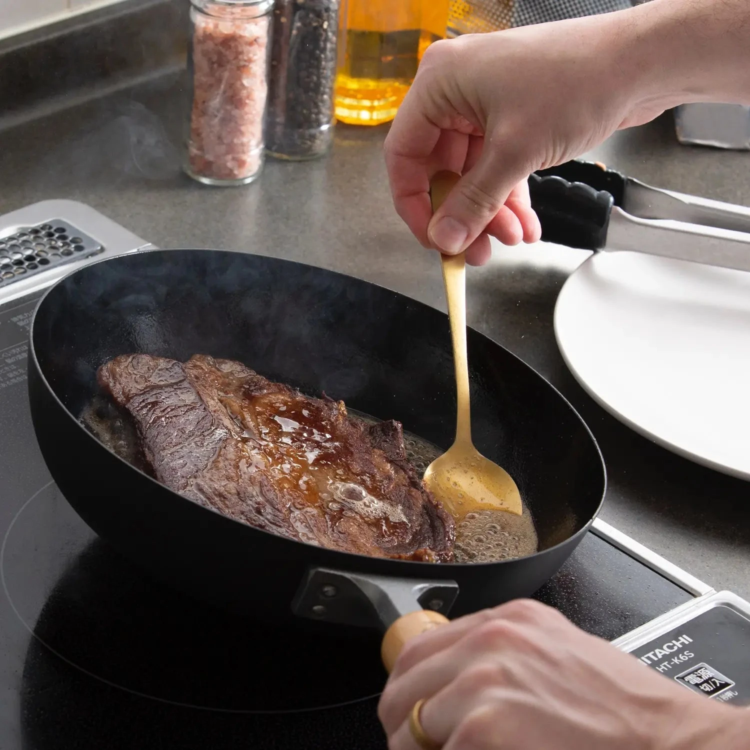 TAKUMI JAPAN Magma Plate Iron Frying Pan 9 TAKUMI JAPAN Magma Plate Iron Frying Pan - Image 7