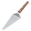 TIGERCROWN Cake Land Stainless Steel Cake Server With Wooden Handle -Kitchen Utensils Store TIGERCROWNCakeLandStainlessSteelCakeServerwithWoodenHandle