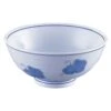 TKG Mino Ware Porcelain Tempered Rice Bowl Kochou 11.5cm