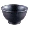 TKG Mino Ware Pottery Rice Bowl Kuroyu 12.3cm -Kitchen Utensils Store TKGMinoWarePotteryRiceBowlKuroyu12.3cmAZ7 3