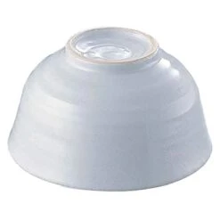 TKG Seto Ware Ceramic Rice Bowl Natural White 11.5cm